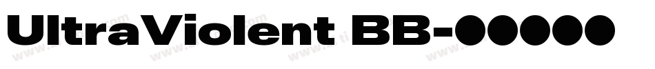 UltraViolent BB字体转换